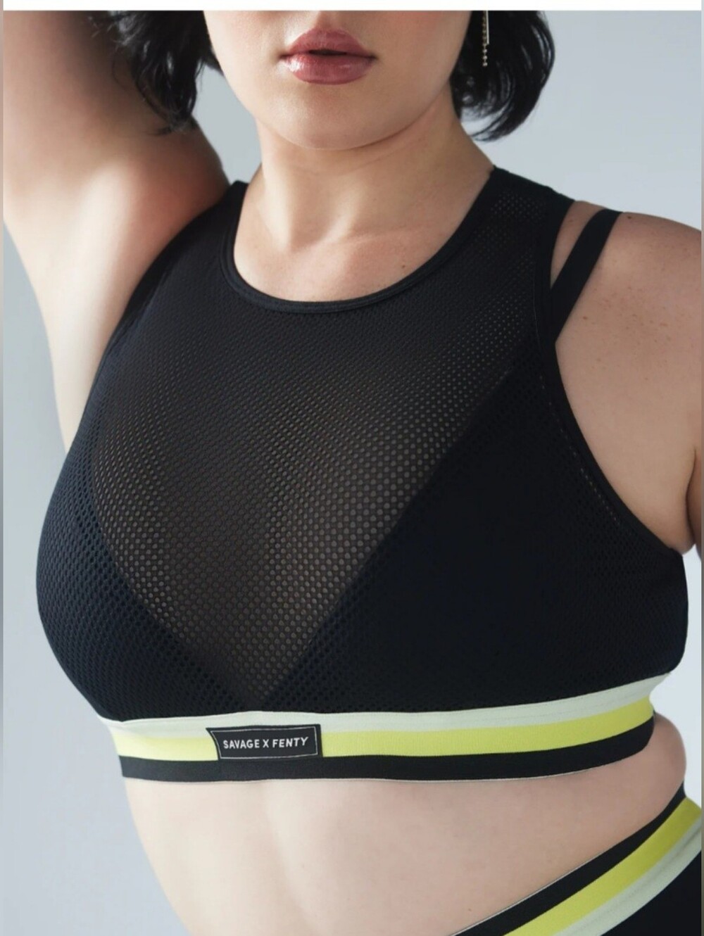 Savage X Fenty PIN UP LOW-IMPACT SPORTS BRA Size Sz XS *NEW W TAGS*